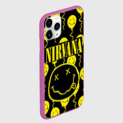 Чехол iPhone 11 Pro матовый NIRVANA, цвет: 3D-фиолетовый — фото 2