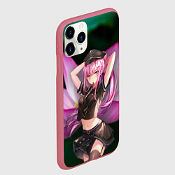 Чехол iPhone 11 Pro матовый Zero Two, цвет: 3D-малиновый — фото 2