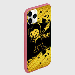 Чехол iPhone 11 Pro матовый BENDY AND THE INK MACHINE, цвет: 3D-малиновый — фото 2