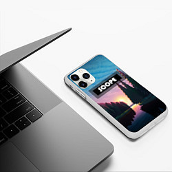 Чехол iPhone 11 Pro матовый SCOPE, цвет: 3D-белый — фото 2