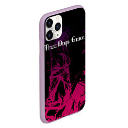 Чехол iPhone 11 Pro матовый THREE DAYS GRACE, цвет: 3D-сиреневый — фото 2