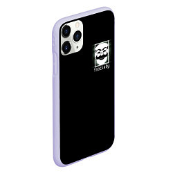 Чехол iPhone 11 Pro матовый MP ROBOT, цвет: 3D-светло-сиреневый — фото 2