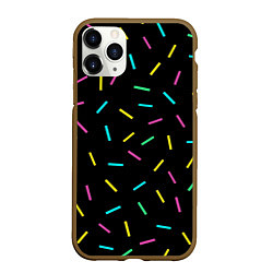 Чехол iPhone 11 Pro матовый Party, цвет: 3D-коричневый