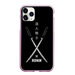 Чехол iPhone 11 Pro матовый Ronin, цвет: 3D-розовый