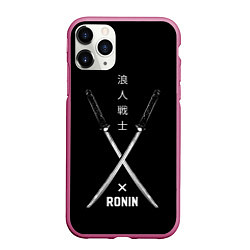 Чехол iPhone 11 Pro матовый Ronin, цвет: 3D-малиновый