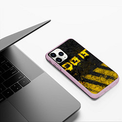 Чехол iPhone 11 Pro матовый DO IT, цвет: 3D-розовый — фото 2