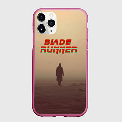 Чехол iPhone 11 Pro матовый Бегущий по лезвию, цвет: 3D-малиновый