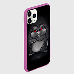 Чехол iPhone 11 Pro матовый HAMSTER, цвет: 3D-фиолетовый — фото 2