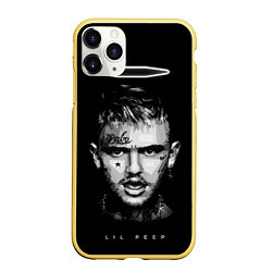 Чехол iPhone 11 Pro матовый LIL PEEP WB, цвет: 3D-желтый