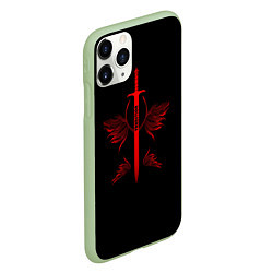 Чехол iPhone 11 Pro матовый TRADITION, цвет: 3D-салатовый — фото 2