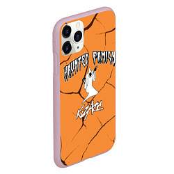 Чехол iPhone 11 Pro матовый Haunted Family лейбл Kizaru, цвет: 3D-розовый — фото 2