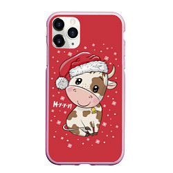 Чехол iPhone 11 Pro матовый Бычок