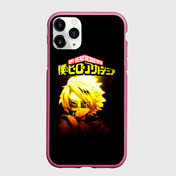 Чехол iPhone 11 Pro матовый Моя геройская академия, цвет: 3D-малиновый