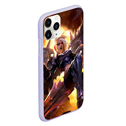 Чехол iPhone 11 Pro матовый Kayle Кейл, цвет: 3D-светло-сиреневый — фото 2
