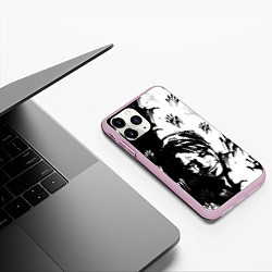 Чехол iPhone 11 Pro матовый DEATH STRANDING, цвет: 3D-розовый — фото 2