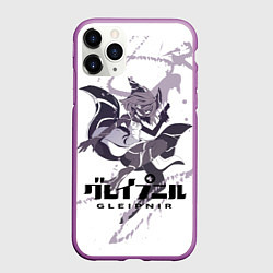 Чехол iPhone 11 Pro матовый Глейпнир, цвет: 3D-фиолетовый