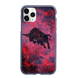 Чехол iPhone 11 Pro матовый Бык