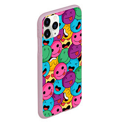 Чехол iPhone 11 Pro матовый Pattern, цвет: 3D-розовый — фото 2