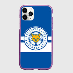 Чехол iPhone 11 Pro матовый LEICESTER CITY, цвет: 3D-фиолетовый