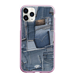 Чехол iPhone 11 Pro матовый Jeans life, цвет: 3D-розовый