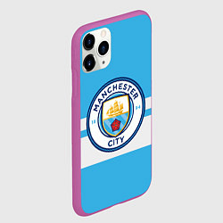 Чехол iPhone 11 Pro матовый MANCHESTER CITY, цвет: 3D-фиолетовый — фото 2
