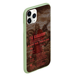 Чехол iPhone 11 Pro матовый ВЕДЫ, цвет: 3D-салатовый — фото 2