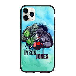 Чехол iPhone 11 Pro матовый Тайсон против Джонса, цвет: 3D-черный