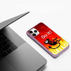 Чехол iPhone 11 Pro матовый РАЗОЧАРОВАНИЕ ЛЮЦИ, цвет: 3D-сиреневый — фото 2