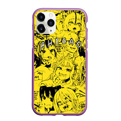 Чехол iPhone 11 Pro матовый AHEGAO, цвет: 3D-фиолетовый