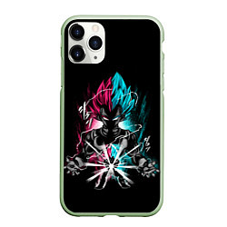 Чехол iPhone 11 Pro матовый DRAGON BALL, цвет: 3D-салатовый