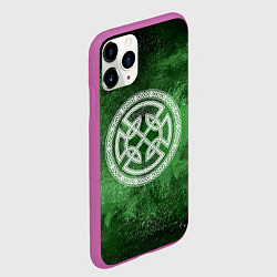 Чехол iPhone 11 Pro матовый Кельтский Узел, цвет: 3D-фиолетовый — фото 2