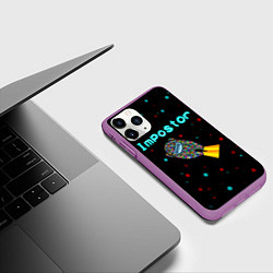Чехол iPhone 11 Pro матовый Impostor, цвет: 3D-фиолетовый — фото 2