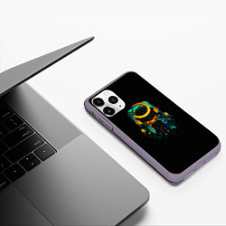 Чехол iPhone 11 Pro матовый Cyber Samurai, цвет: 3D-серый — фото 2
