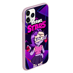 Чехол iPhone 11 Pro матовый Emz Эмз Brawl Stars, цвет: 3D-розовый — фото 2