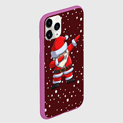 Чехол iPhone 11 Pro матовый Dab-Santa, цвет: 3D-фиолетовый — фото 2