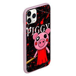 Чехол iPhone 11 Pro матовый ROBLOX PIGGY, цвет: 3D-розовый — фото 2