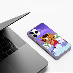 Чехол iPhone 11 Pro матовый Денежный бык, цвет: 3D-серый — фото 2