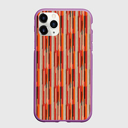 Чехол iPhone 11 Pro матовый Ритм полос