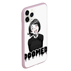 Чехол iPhone 11 Pro матовый Doomer girl, цвет: 3D-розовый — фото 2