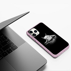 Чехол iPhone 11 Pro матовый Puppy, цвет: 3D-розовый — фото 2