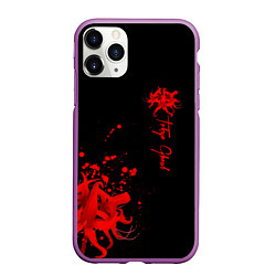 Чехол iPhone 11 Pro матовый Tokyo Ghoul, цвет: 3D-фиолетовый