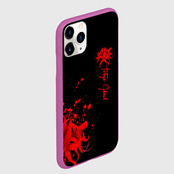 Чехол iPhone 11 Pro матовый Tokyo Ghoul, цвет: 3D-фиолетовый — фото 2