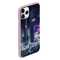 Чехол iPhone 11 Pro матовый Welcome to Night City, цвет: 3D-розовый — фото 2