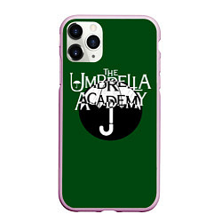 Чехол iPhone 11 Pro матовый Umbrella academy, цвет: 3D-розовый