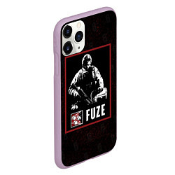 Чехол iPhone 11 Pro матовый Fuze, цвет: 3D-сиреневый — фото 2