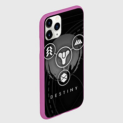 Чехол iPhone 11 Pro матовый DESTINY, цвет: 3D-фиолетовый — фото 2