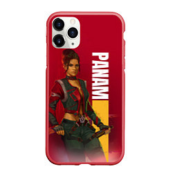 Чехол iPhone 11 Pro матовый Panam, цвет: 3D-красный