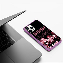 Чехол iPhone 11 Pro матовый BLACKPINK, цвет: 3D-фиолетовый — фото 2