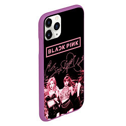 Чехол iPhone 11 Pro матовый BLACKPINK, цвет: 3D-фиолетовый — фото 2