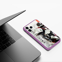Чехол iPhone 11 Pro матовый DESTINY, TITAN, цвет: 3D-фиолетовый — фото 2